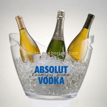 Crystal picnic ice bucket